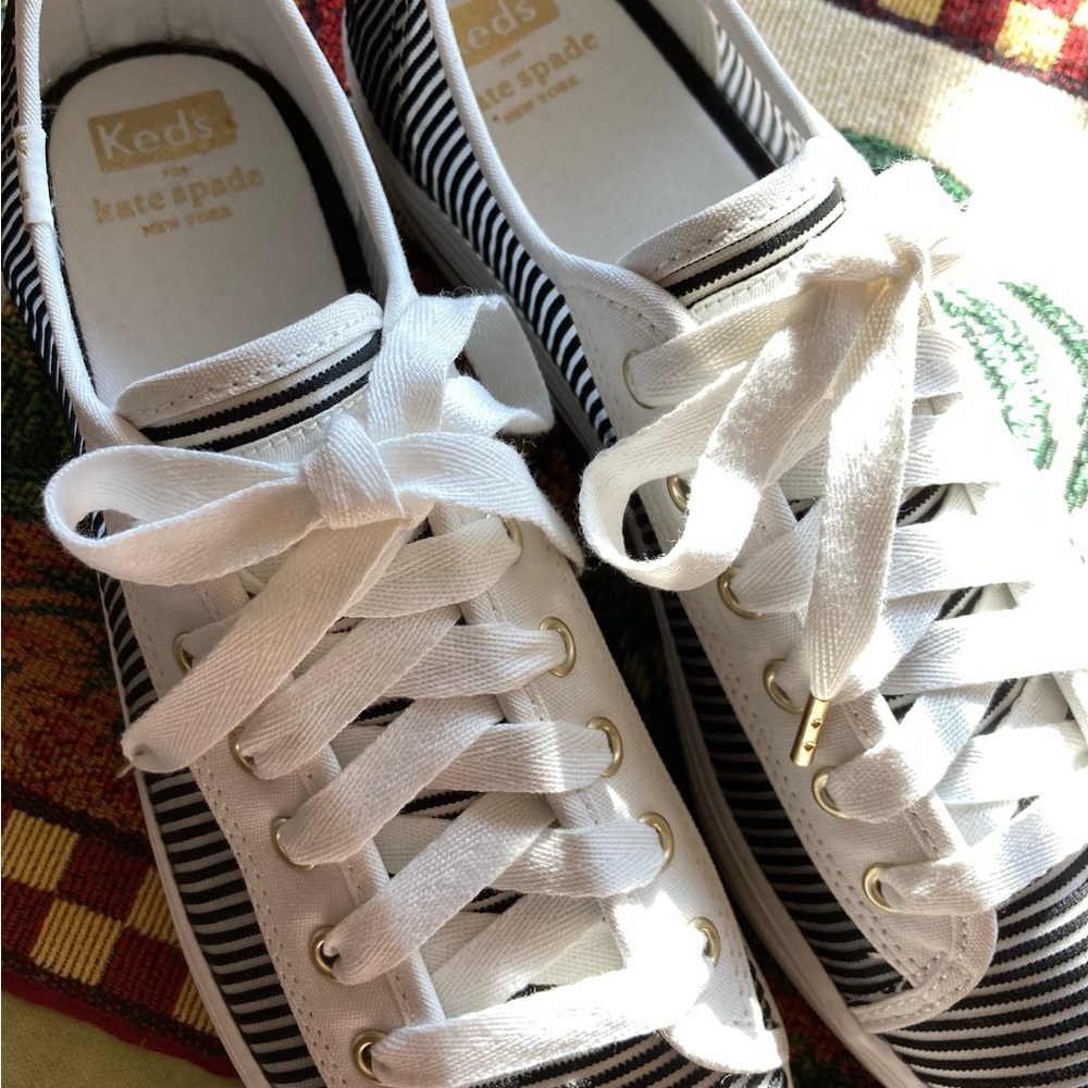 Keds x Kate Spade New York Triple Kick Striped Platform Sneakers WF64665